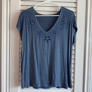 AE Soft & Sexy Blue Top